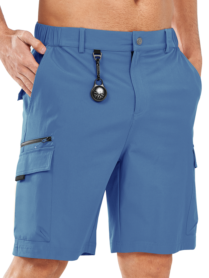 Northyard Men's Federal Blue Hiking 9 inch Cargo Shorts with Pockets Casual for Work Outdoor