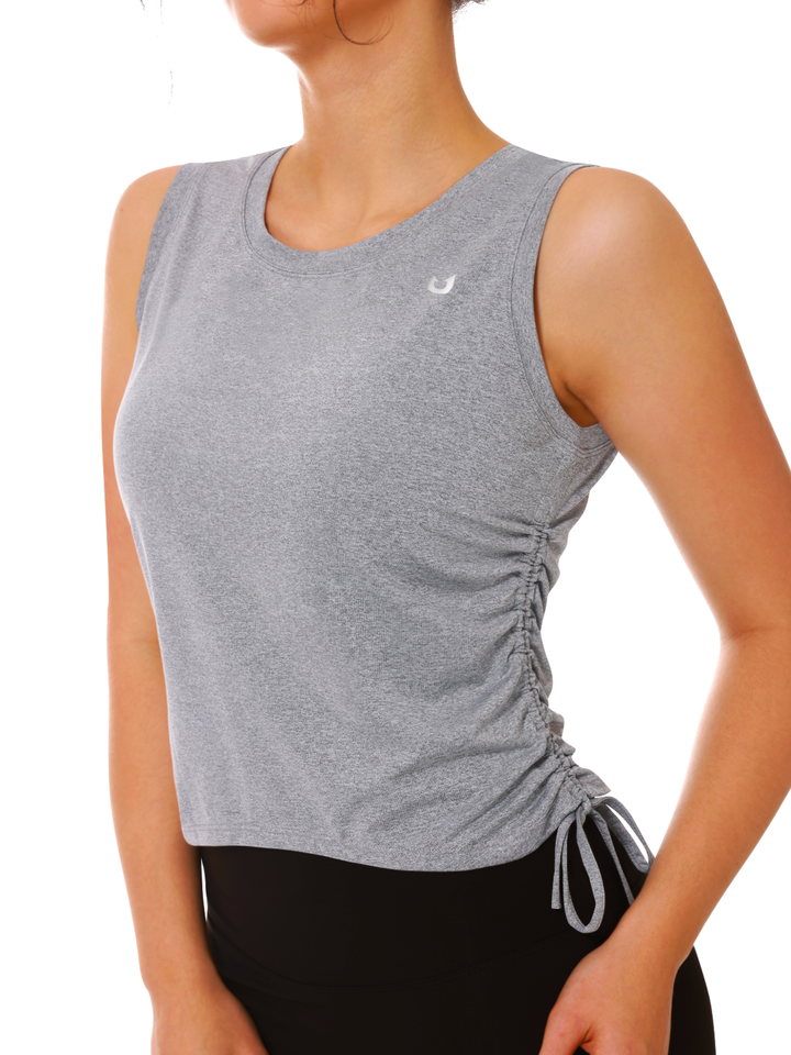 Women's Light Heather Sleeveless Workout Tank Tops