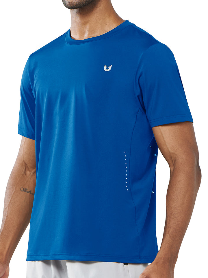 Men's Royal Blue Gym Compression Workout T Shirts