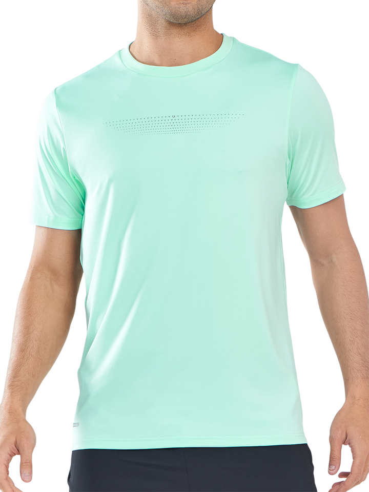 NORTHYARD Men's Light Mint Quick Dry Fit Workout Gym T-Shirts Breathable Short Sleeve Tops