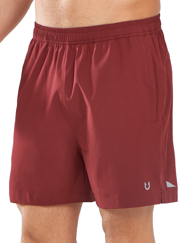 Northyard Men's Wine Breathable 5 inch Running Shorts with Pocket Lightweight for Gym