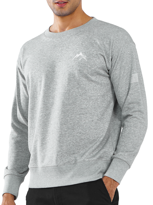 Men's Crewneck Sweatshirt Long Sleeve Casual Tops