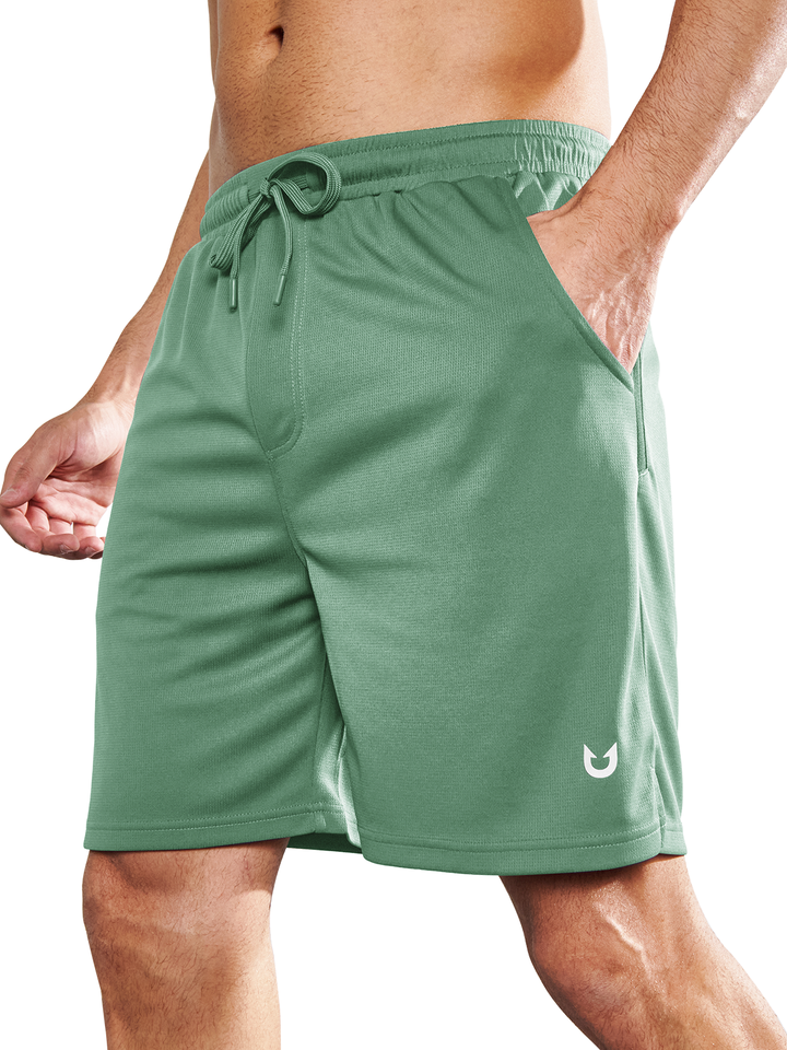 Northyard Men's Lodenfrost Gym Workout 7 inch Mesh Shorts Quick Dry for Tennis Pickball Run