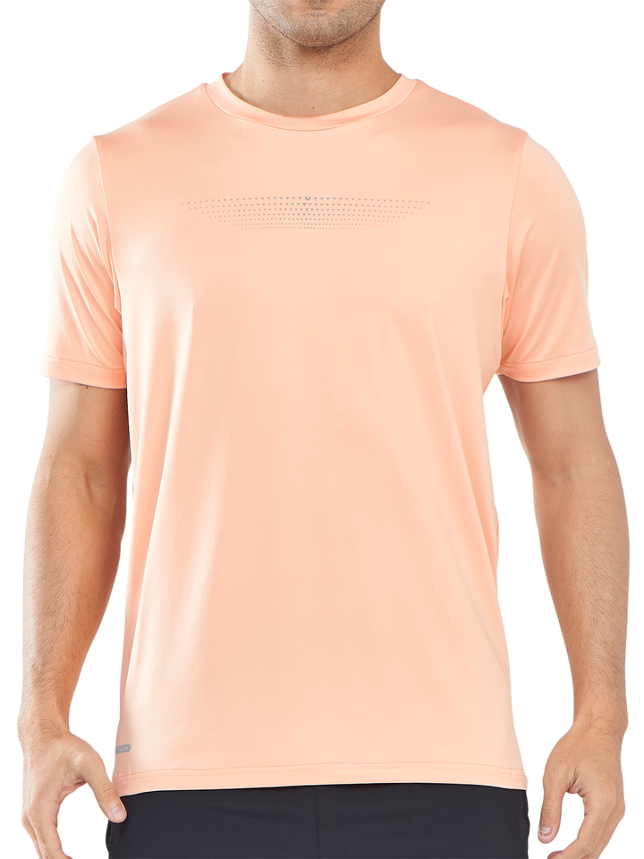 NORTHYARD Men's Pink Orange Quick Dry Fit Workout Gym T-Shirts Breathable Short Sleeve Tops