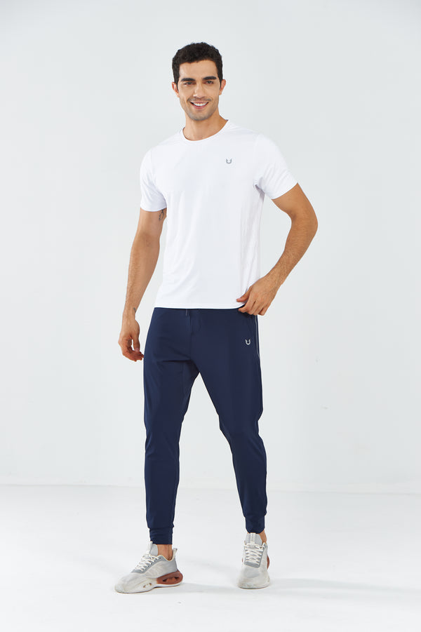 Northyard Men's Workout Sweatpants Joggers with Zip Pockets Tapered For Running