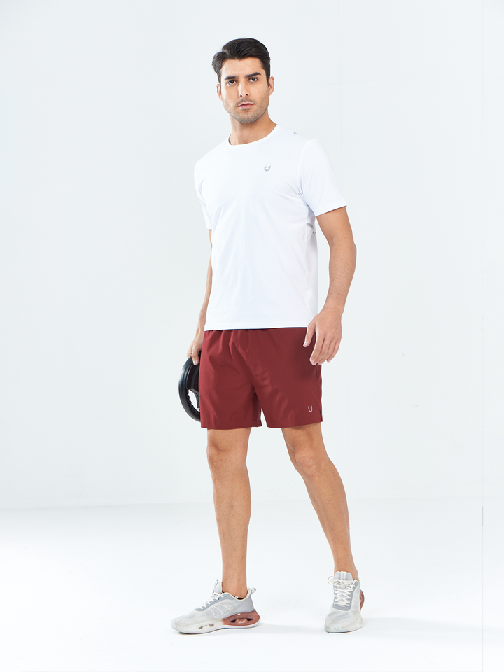 Northyard Men's Wine Breathable 5 inch Running Shorts with Pocket Lightweight for Gym Workout