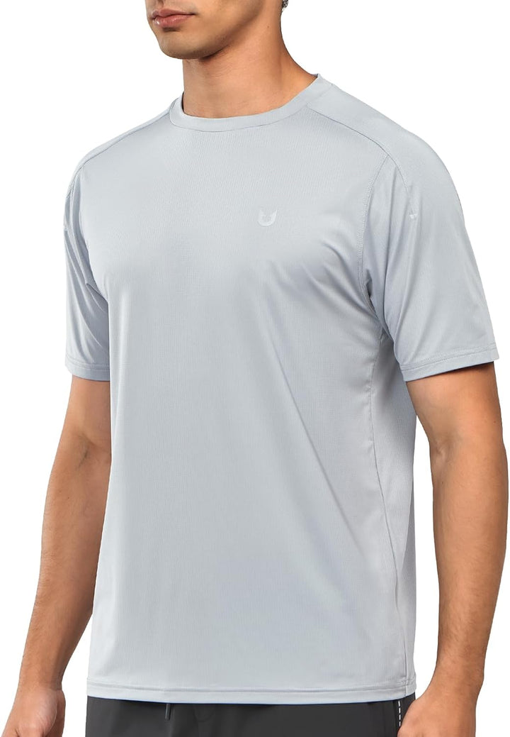 Men’s Light Grey Compression T-Shirts