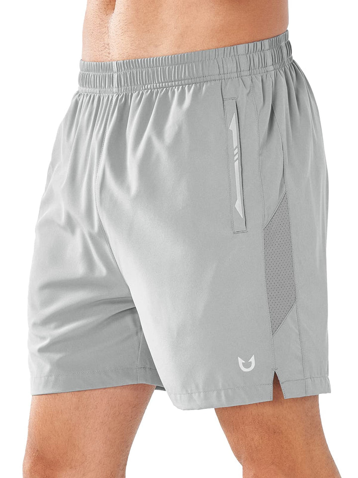 Men’s Light Grey 5 Inch Inseam Sweat Shorts