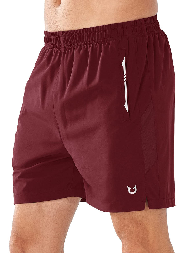 Men’s Wine 5 Inch Inseam Sweat Shorts